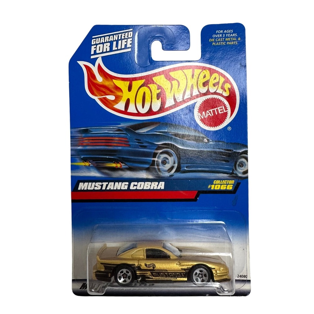 Hot Wheels Mustang Cobra Gold Collector #1066 Vintage 1999 New in Package